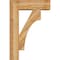 Ekena Millwork Westlake Block Rough Sawn Bracket w/ Offset Brace, Western Red Cedar, 8"W x 26"D x 38"H BKT0806X26X38WTL05RWR - alternate 2